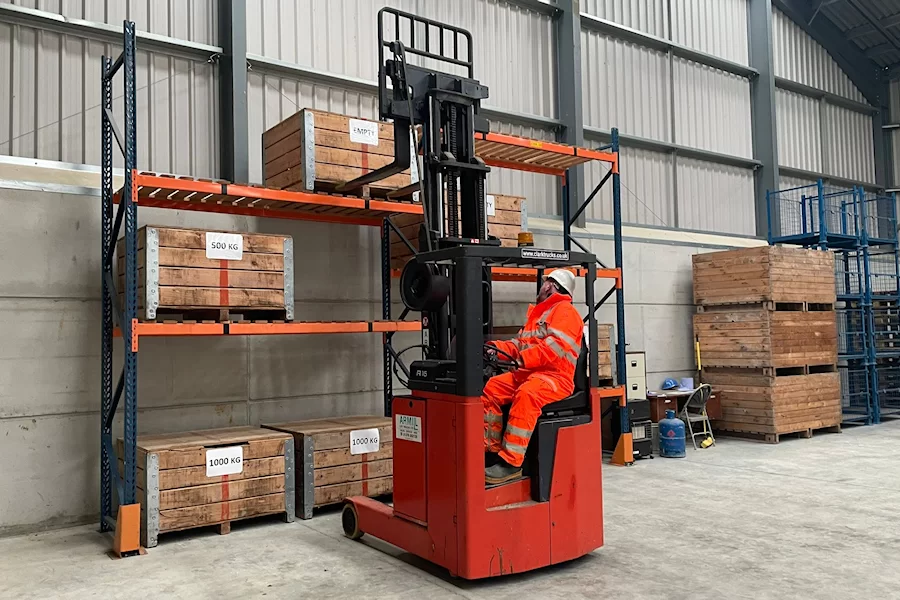 reach truck forklift training